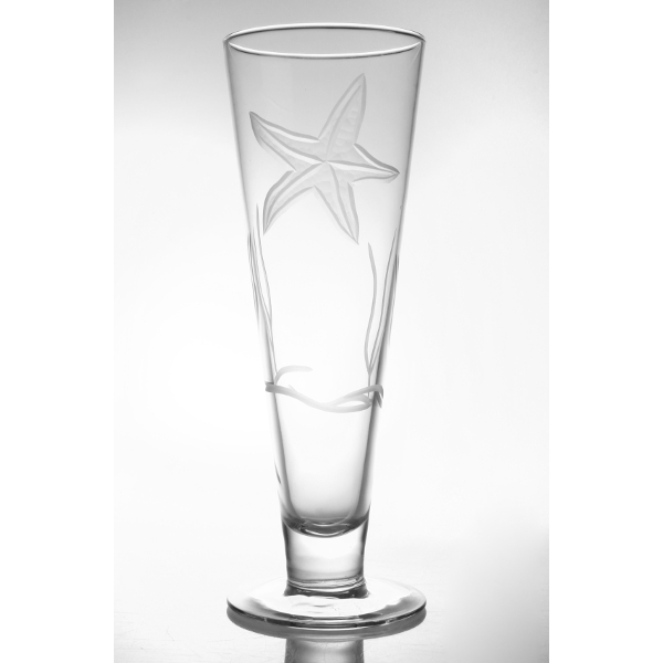Starfish Pilsner Glasses (set of 4)