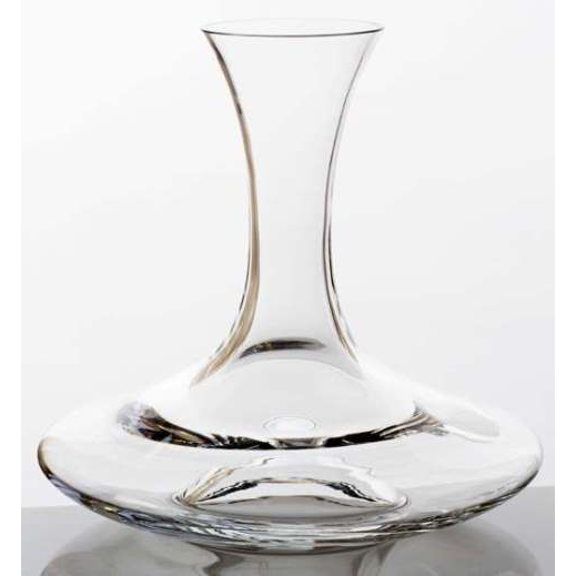 Sure-Handed Decanter With Finger Grip, 46 Ounces Rim-Full