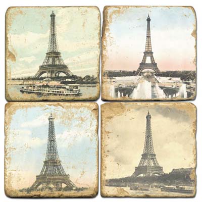 Eiffel Tower Drink Coasters