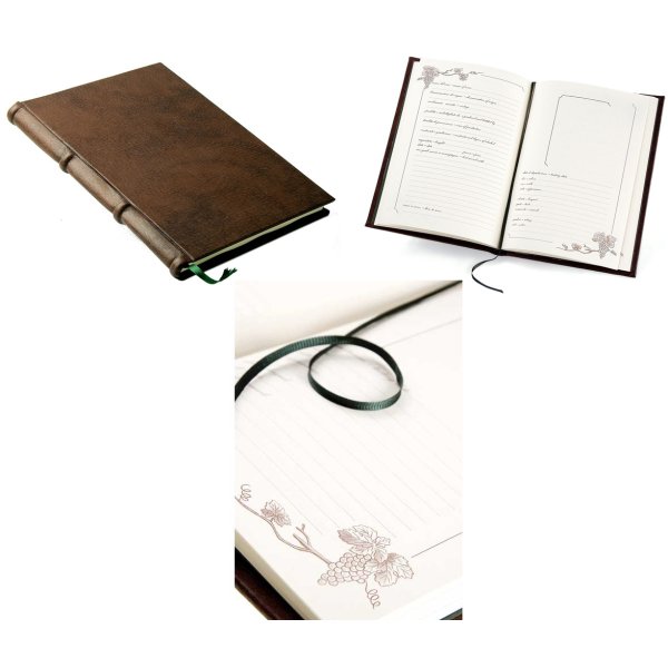 Handmade Italian Leather Wine Log