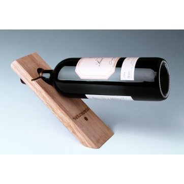 Single Bottle Wood Stand Balancer, Option to Personalize