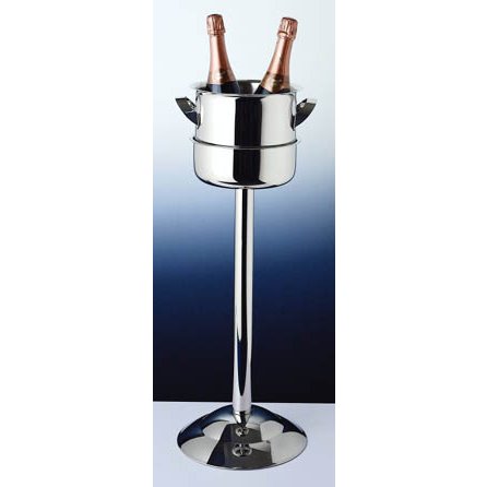 Triomphe Wine Cooler 18/10 Stainless Steel with Stand (2 Piece Set)