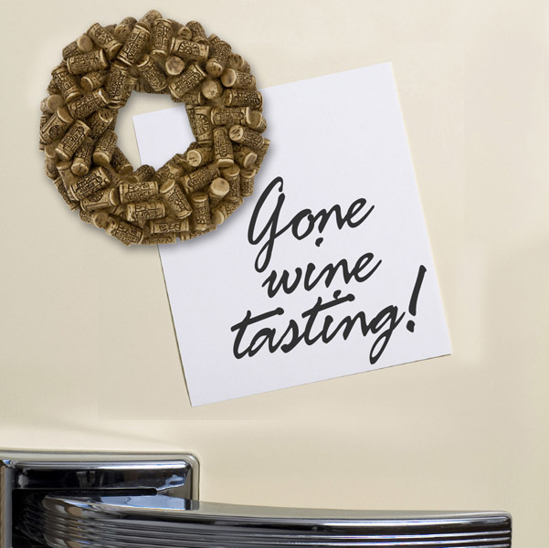 Got Cork Wreath Magnet