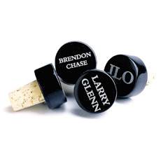 Personalized Marble Wine Bottle Stoppers (set of 50)