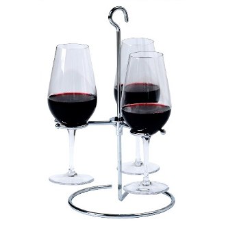 Trio Wine Flight Glasses Holder