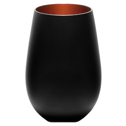 Noir Stemless Bronze Interior Set of 6