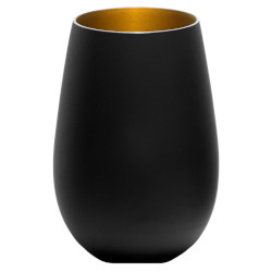Noir Stemless Gold Interior Set of 6 