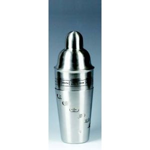Twist and Shake Stainless Steel Recipe Cocktail Shaker Set
