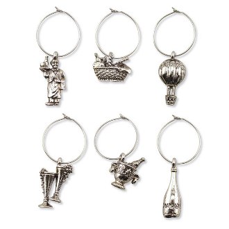 Vintage My Glass Wine Charms