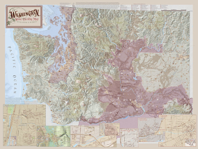 Washington Wine Country Map Appellations & Wineries