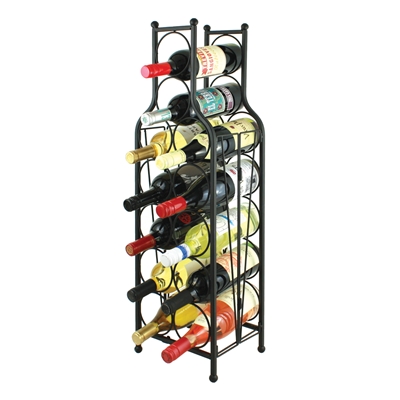 Wine Bottle Matrix, Wine Bottle Shaped Wine Rack