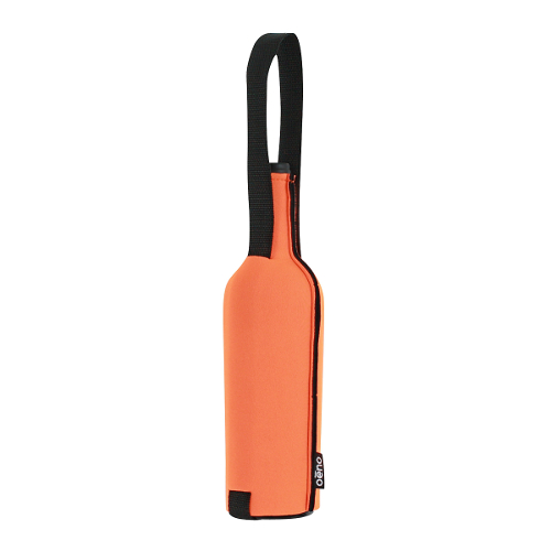 Neoprene Wine Bottle Slip - Orange