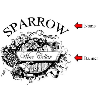 Wine Cellar Quarter Barrel Sign