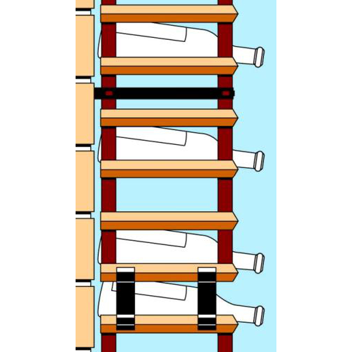 Attachex Wine Rack Wall Strap