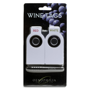 Winetags 50 Tags with Erasable Pen