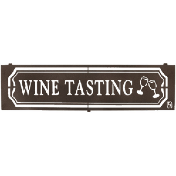 Metal Wine Tasting Sign