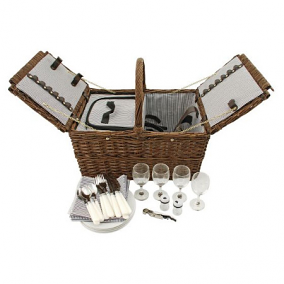 Cape Cod Wicker Picnic Basket