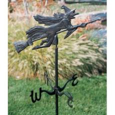 Flying Witch Garden Weathervane